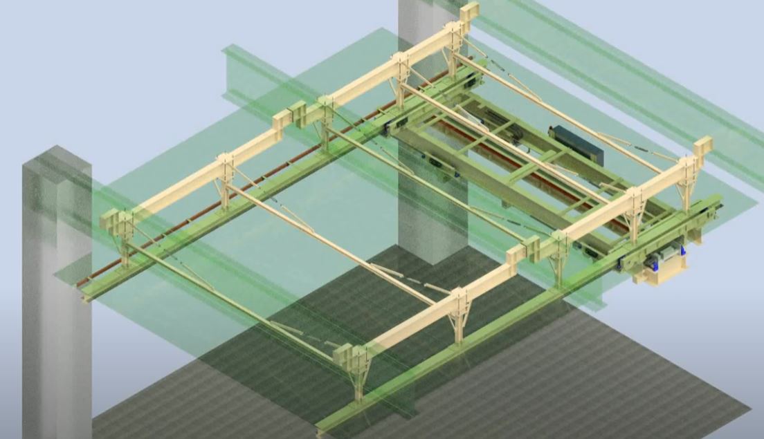 Clean Room Crane 4Ton Telescope Type