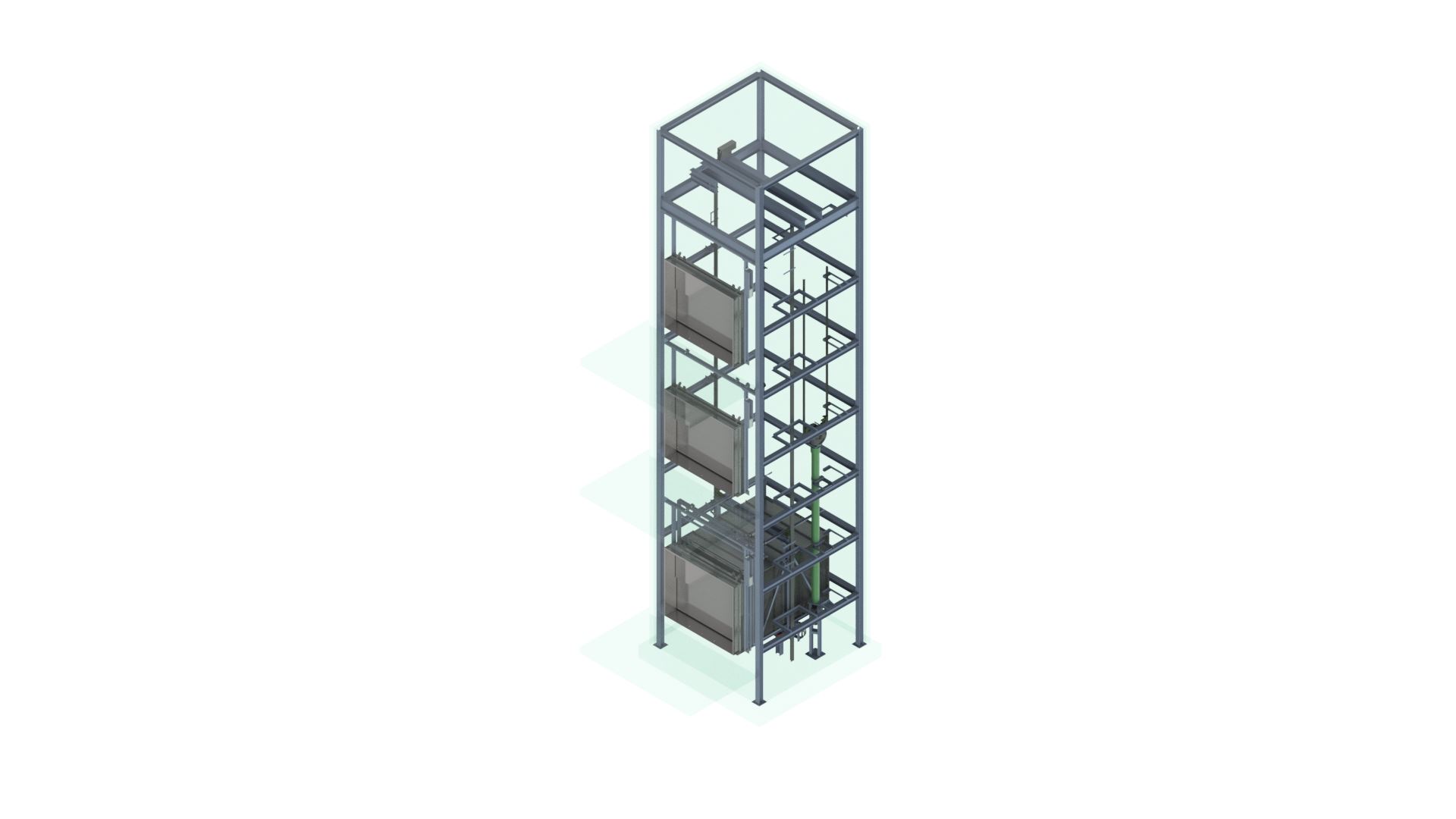 AMS 자인공장 2TON 엘리베이터(유압식)